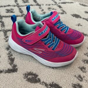 Skechers Kids' Vibrant Pink and Blue Sneakers